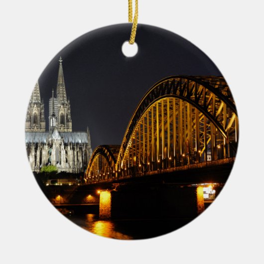 ケルン、ドイツ セラミックオーナメント (正面)
