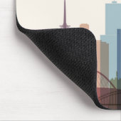 ケルン、ドイツ|都市スカイライン マウスパッド (コーナー)