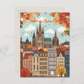 ケルン・バレンタインに恋を見つけた ポストカード (正面/裏面)