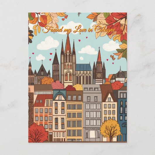 ケルン・バレンタインに恋を見つけた ポストカード (正面)
