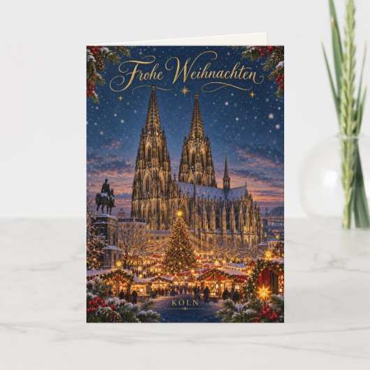 ケルン Frohe Weihnachten シーズンカード (正面)