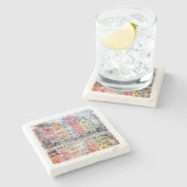 ケルンGermany手描き水彩画スケッチ ストーンコースター (横)