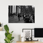 ケルンum 1930 – ホヘンツォレルンブリュッケ – ケルン ポスター (ホームオフィス)