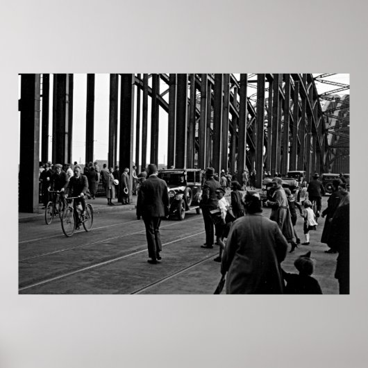 ケルンum 1930 – ホヘンツォレルンブリュッケ – ケルン ポスター (正面)