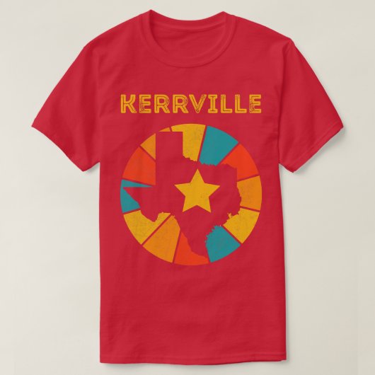 ケルヴィルテキサス州ヴィンテージ動揺して土産1 Tシャツ (デザイン正面)