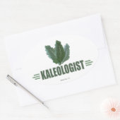 ケレおもしろいー 楕円形シール (封筒)