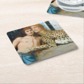 ケレスのフェルナンド・クノフ スクエアペーパーコースター (アングル)