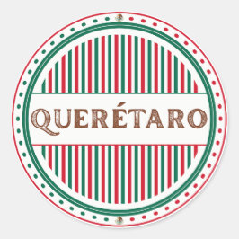 ケレタロ市誇りエンブレム – メキシコのアイデンティティ ラウンドシール