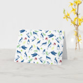 ケレールウッドハト模様NZ鳥 カード (黄色い花)