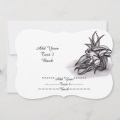 ケロちゃん、テキスト招待を追加してね！ 招待状 (裏面)