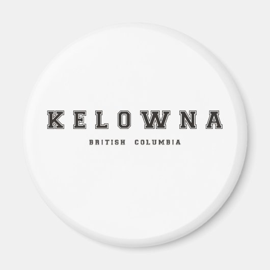 ケローナブリティッシュコロンビア マグネット (正面)