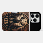 ケンのムースの木の看板 iPhoneケース (裏面横)