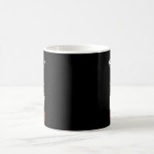 ケンカは白血病がん認識度月 コーヒーマグカップ (中央)