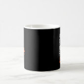 ケンカは白血病がん認識度月 コーヒーマグカップ (中央)