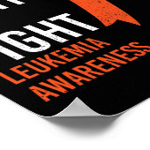 ケンカは白血病がん認識度月 ポスター (角)