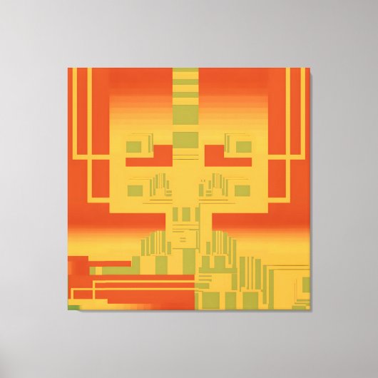 ケンゲージセントラルプロセッシングユニコーンファインアート キャンバスプリント (正面)