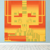 ケンゲージセントラルプロセッシングユニコーンファインアート キャンバスプリント (インサイチュ (ウッドフロア))