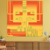 ケンゲージセントラルプロセッシングユニコーンファインアート キャンバスプリント (インサイチュ (リビング))