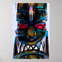 ケンゲージティキマゲスティクシュルレアポップ・アートのリズム ポスター