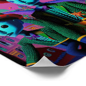 ケンゲージフィエスタサイケデリック ポスター (角)