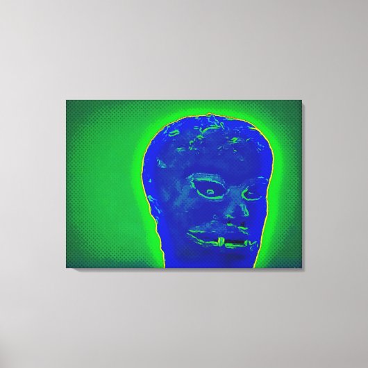 ケンゲージルゴシュプリームシュルレアポップ・アートのリズム キャンバスプリント (正面)