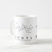 ケンジルペプチド名mug コーヒーマグカップ (正面左)