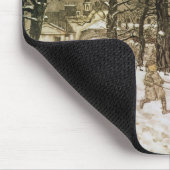 ケンジントンの庭のアーサーRackham |の冬からの マウスパッド (コーナー)