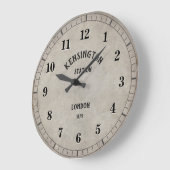 ケンジントンステーションロンドンクロック ラージ壁時計 (傾斜)