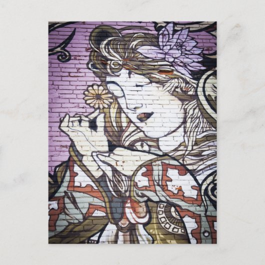 ケンジントンマーケット通りアート/グラフィティ ポストカード (正面)