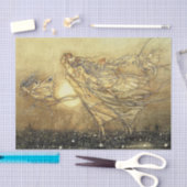 「ケンジントン公園の妖精」アーサー・ラッカム 薄葉紙 (クラフト)