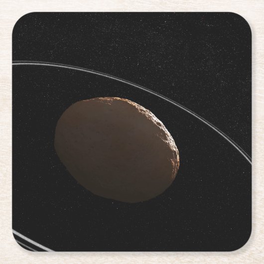 ケンタウル1099 Charikloとそのリングや輪。 スクエアペーパーコースター (正面)