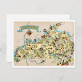 ケンタッキーおもしろいの地図 ポストカード (正面/裏面)