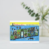 ケンタッキーからの挨拶 ポストカード (スタンド正面)