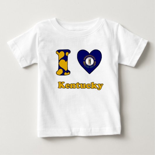 ケンタッキーが大好き ベビーTシャツ (正面)