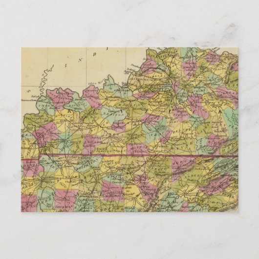 ケンタッキーとテネシー ポストカード (正面)