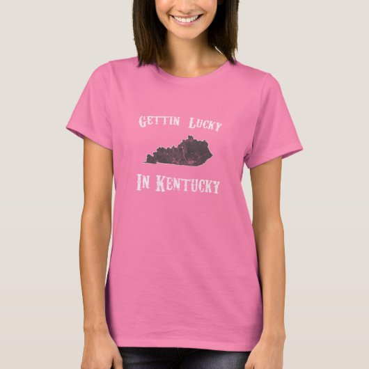 ケンタッキーに恵まれる Tシャツ (正面)