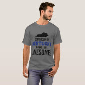 ケンタッキーに私のことをカッコいいと思ってる人がいる Tシャツ (正面フル)