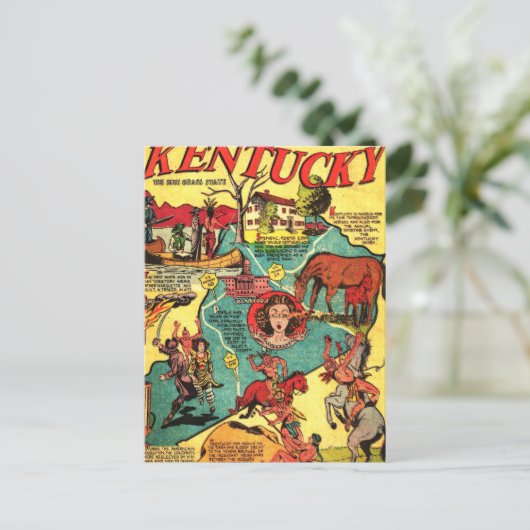 ケンタッキーに関するいくつかの事実 ポストカード (スタンド正面)