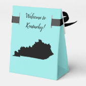 ケンタッキーのウェルカムボックス州の地図へようこそ フェイバーボックス (裏面サイド)