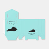 ケンタッキーのウェルカムボックス州の地図へようこそ フェイバーボックス (折り畳みなし)