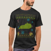 ケンタッキーのクリスマスの醜いワイシャツ Tシャツ (正面)