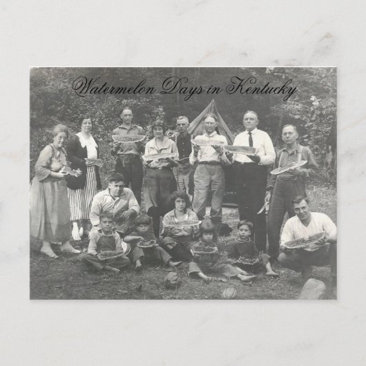 ケンタッキーのスイカ日 ポストカード (正面)