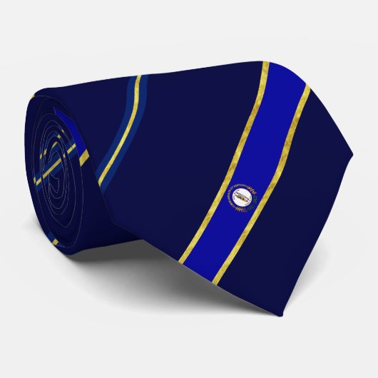 ケンタッキーのストライプな旗 ネクタイ (ロール)