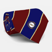 ケンタッキーのストライプな旗 ネクタイ (ロール)
