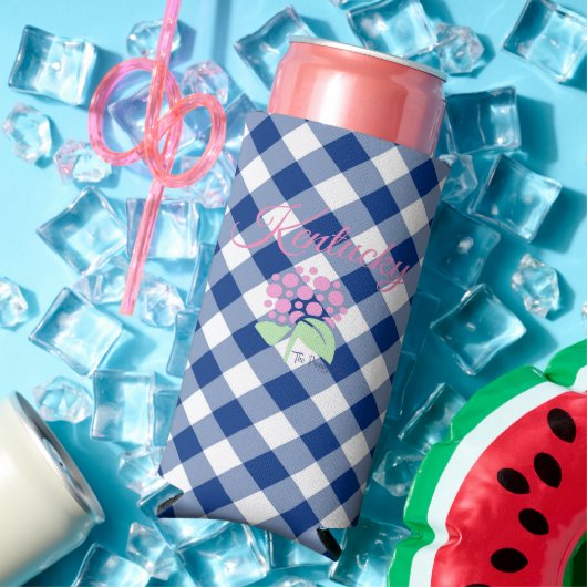 ケンタッキーのブルーギンガムクージー スリム缶クーラー (インサイチュ 夏)