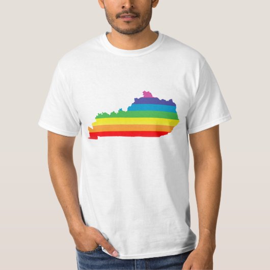 ケンタッキーのプライド。 しまのある Tシャツ (正面)