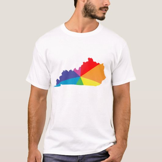 ケンタッキーのプライド。 斜め Tシャツ (正面)