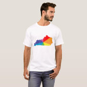 ケンタッキーのプライド。 斜め Tシャツ (正面フル)