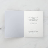 ケンタッキーの冬の風景のクリスマス シーズンカード (内部)