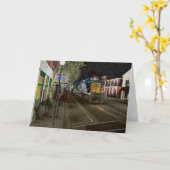 ケンタッキーの列車 カード (黄色い花)